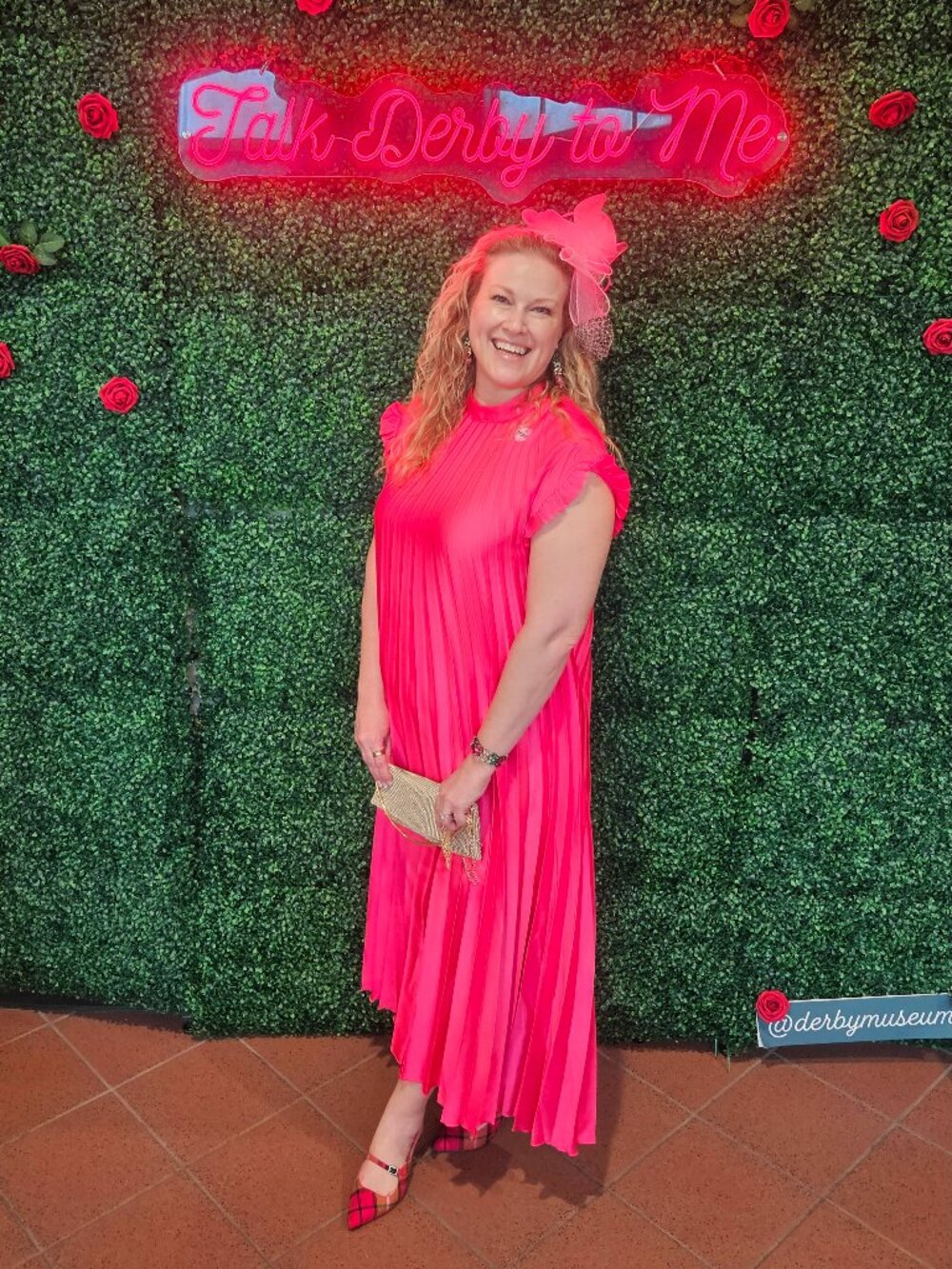 Pleated maxi dress